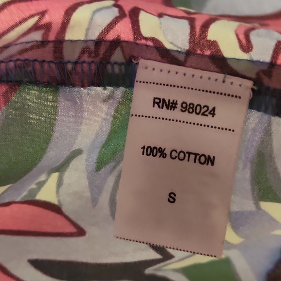 ❤️ NWOT! LOVE THE LABEL COTTON RUFFLED PUFF SLEEVE TOP / BLOUSE, SMOCKED CUFF, S - Picture 7 of 11